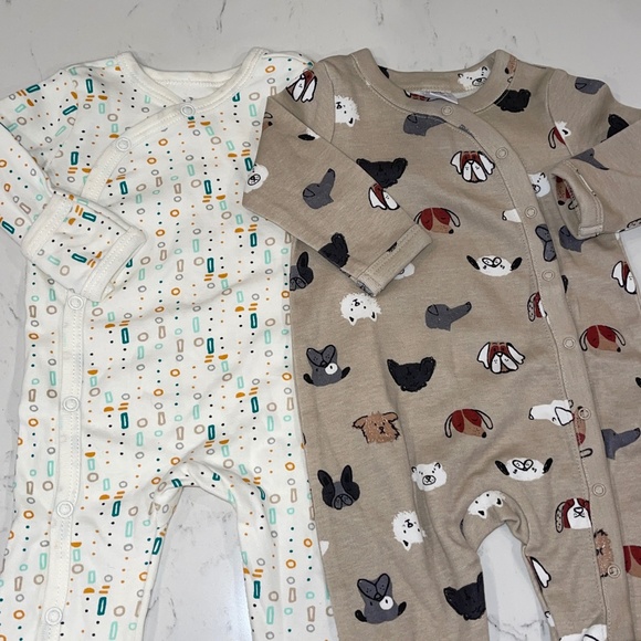 NEW Preemie Asher & Olivia + Nordstrom Baby Footie 1 PC Outfits Sets Puppy Cute! - Picture 8 of 11